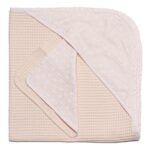 Asciugamano XL con lavetta - rosa