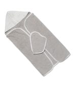 Set accappatoio con guantino - grigio