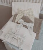 Pochette fasciatoio con cuscino - tortora - Imagen 3
