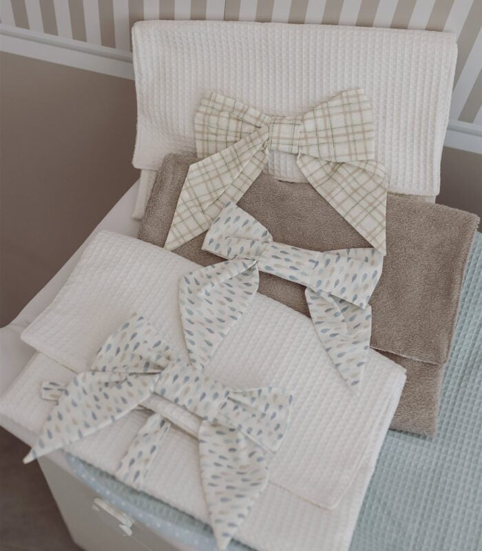 Pochette fasciatoio con cuscino - tortora - Imagen 3