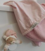 Set accappatoio con guantino - rosa - Imagen 3