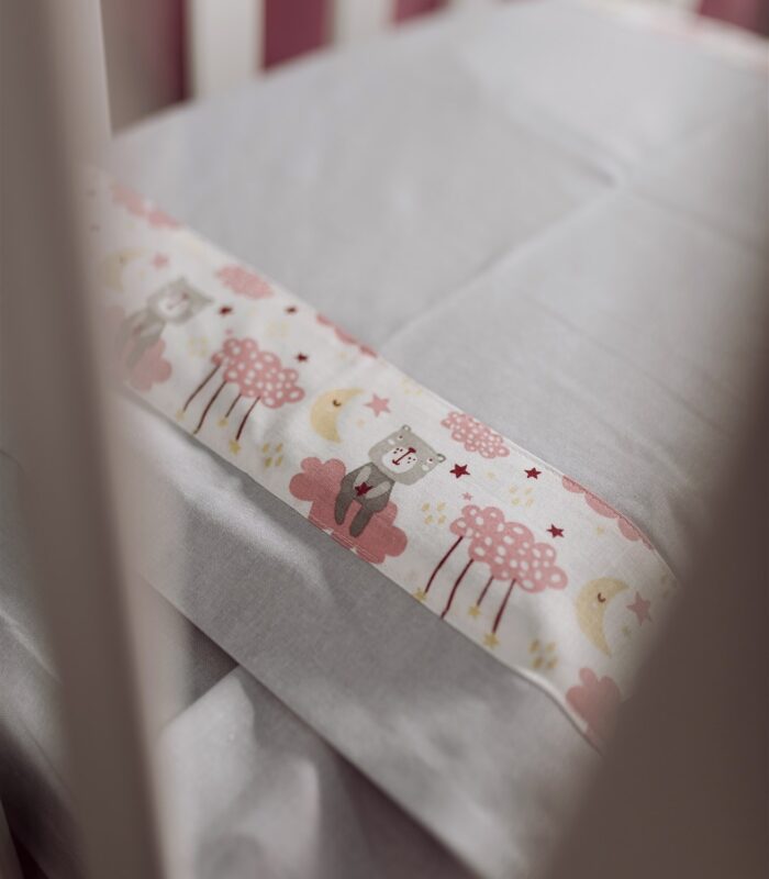 Lenzuola lettino con fasce decorative - gattini - Imagen 2