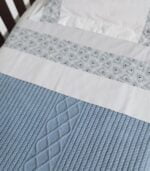 Lenzuola lettino con fasce decorative - orso az - Imagen 3
