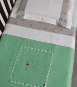 Lenzuola lettino con fasce decorative - orsetto gr. - Imagen 2