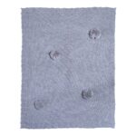 Copertina carrozzina con simpatici ponpon