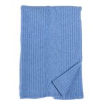 Copertina carrozzina con trecce e losanghe