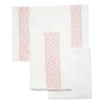 Lenzuola lettino con fasce decorative - stelle