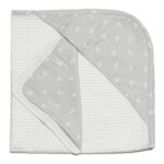 Asciugamano XL con lavetta - bianco