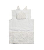 Pochette fasciatoio con cuscino - tortora