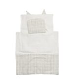 Pochette fasciatoio con cuscino - bianco