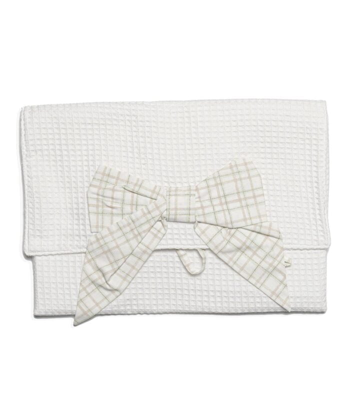 Pochette fasciatoio con cuscino - bianco - Imagen 2