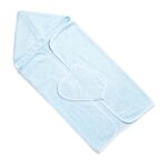 Set accappatoio con guantino - celeste