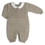 Tutina trecce a coste in lana Merinos