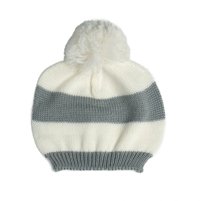 Cappello a righe in lana Merinos - Image 1