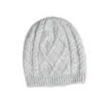 Cappello losanghe e trecce in lana Cashmere