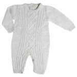 Tutina losanghe e trecce in lana Cashmere