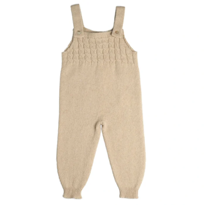 Salopette trecce in lana Cashmere junior - immagine 1