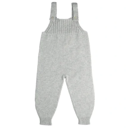 Salopette coste in lana Cashmere teen