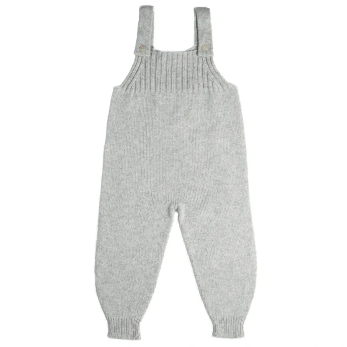 Salopette coste in lana Cashmere teen - immagine 1