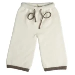 Pantalone rigato in Lana Cashmere junior