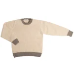 Girocollo bordi a contrasto in Lana Cashmere teen