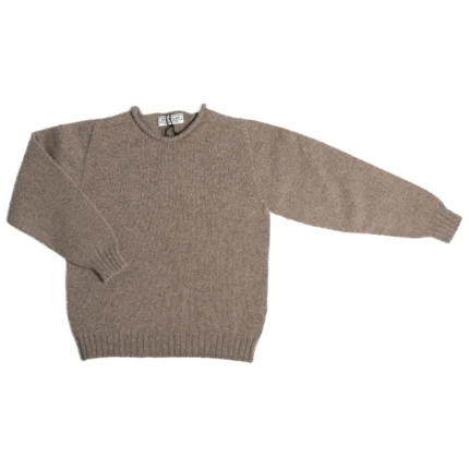 Girocollo semplice in lana Cashmere junior