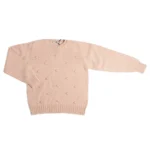 Girocollo noccioline in lana Cashmere teen