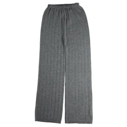 Pantalone a coste in lana Cashmere junior